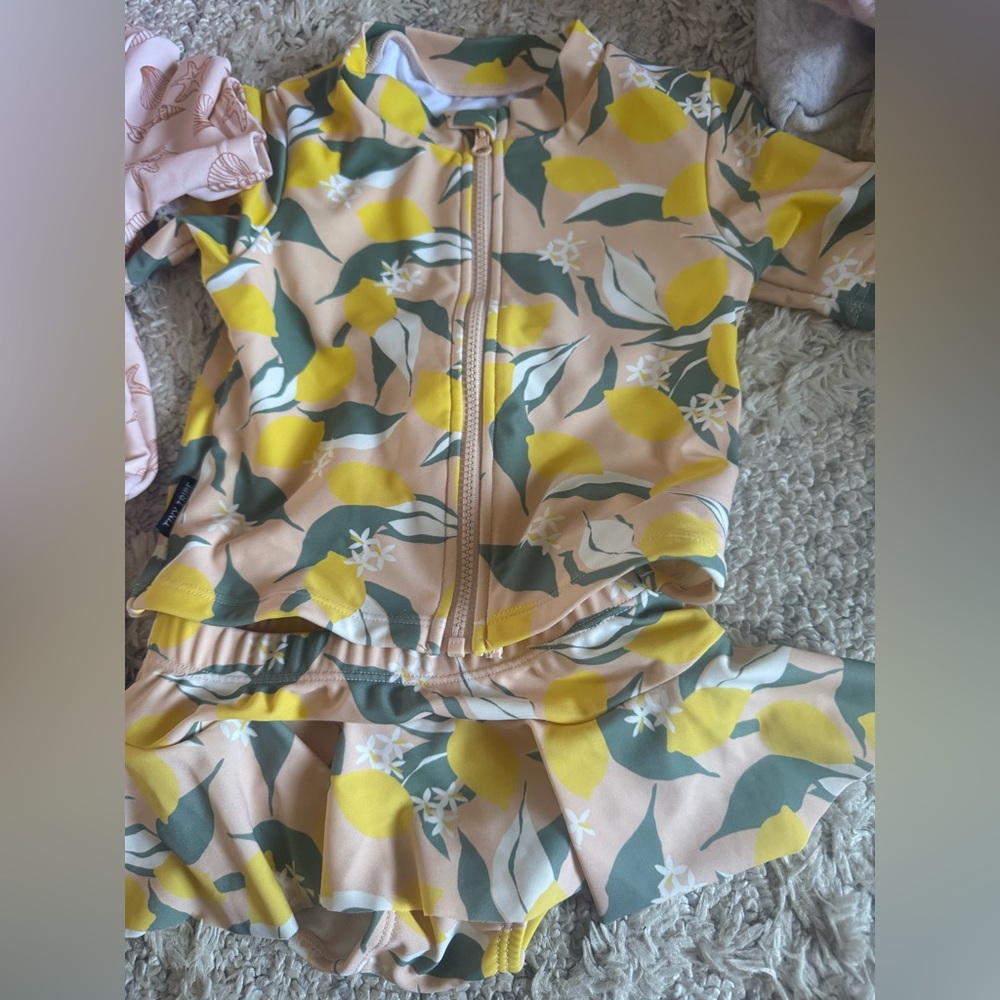 Tiny Tribe Lemon Orchard 2pc Swimsuit - 12-18 Month